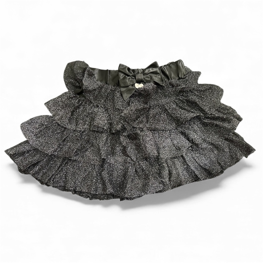 Hello Kitty Sparkly Black‎ Ruffle Skirt